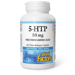 Natural Factors 5-HTP (Free Form Amino Acid) Time Released Capsules