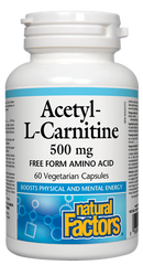 Natural Factors Acetyl-L-Carnitine 60VCaps 