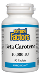 Natural Factors Beta Carotene 90Tab