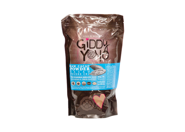 Giddy Yoyo Cacao Powder (Ecuador) Certified Organic 454g