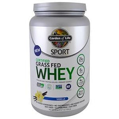 Garden of Life Sport Certified Grass Fed Whey Protein Vanilla 652G