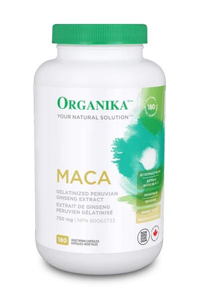 Organika Maca with Ginseng 180vcaps