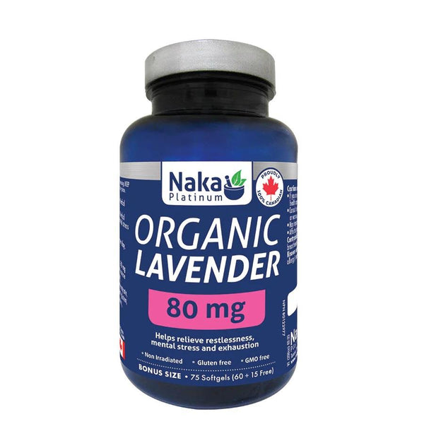 Naka Organic Lavender 75 Softgels