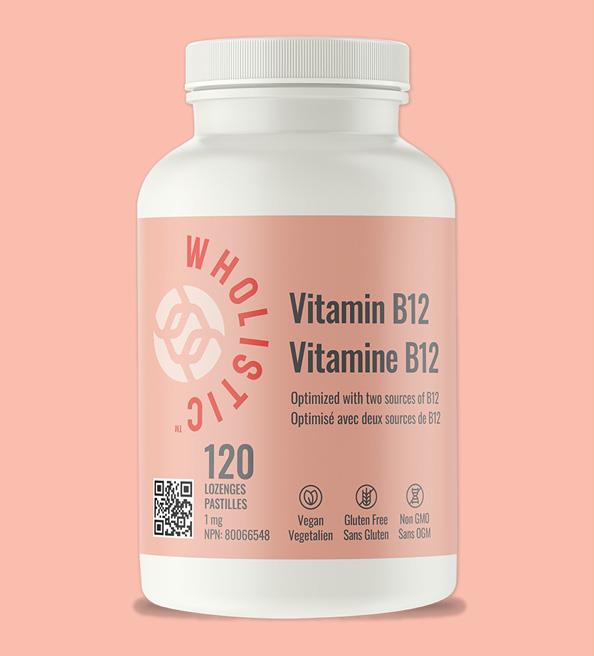 Wholistic by AOR Vitamin B12 120 Lozenges