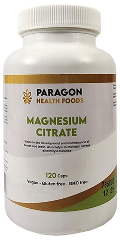 Paragon Health Foods Magnesium Citrate 120 Caps