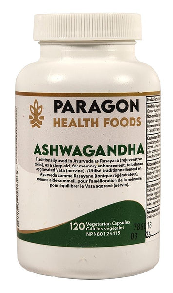 Paragon Health Foods Ashwagandha 120Vcaps