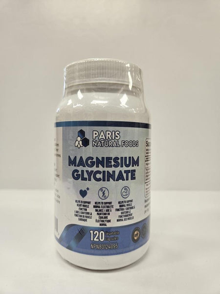 Paris Natural Foods Magnesium Glycinate 120caps