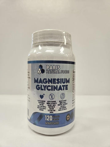Paris Natural Foods Magnesium Glycinate 120caps
