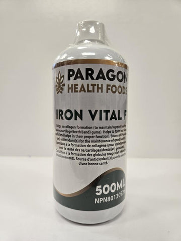 Paragon Health Foods Iron Vital F 500ml