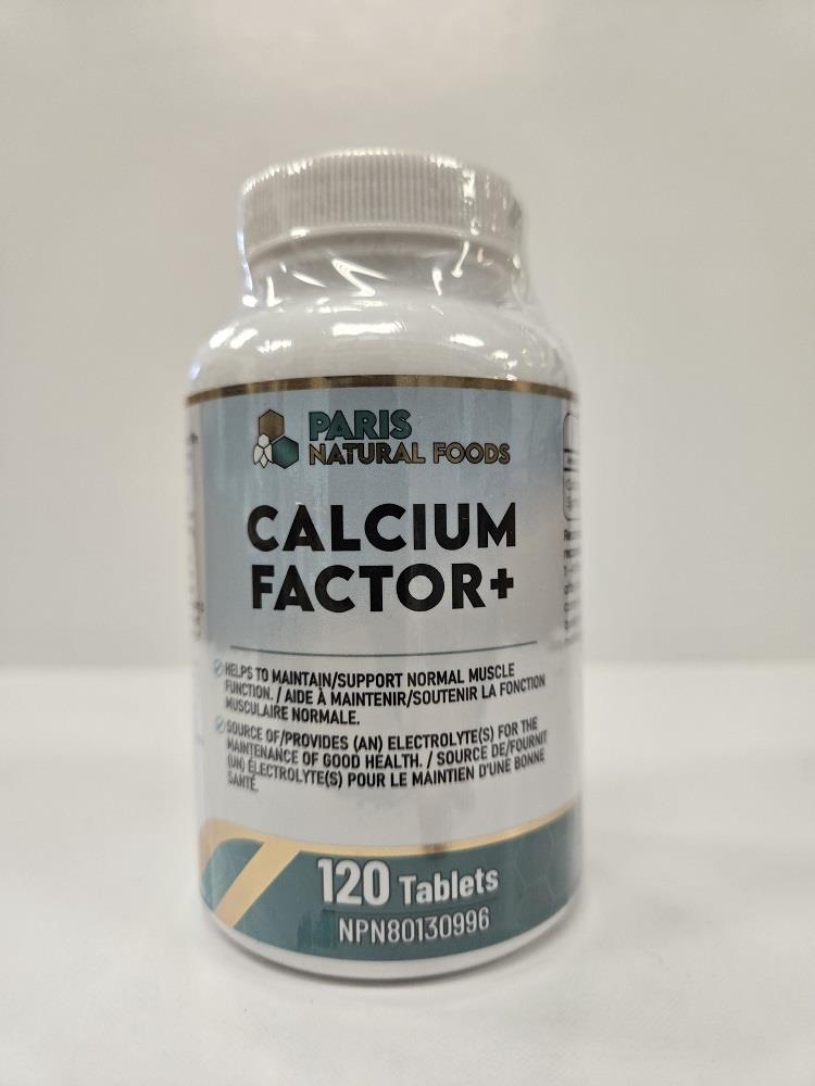 Paris Natural Foods Calcium Factor+ 120tabs