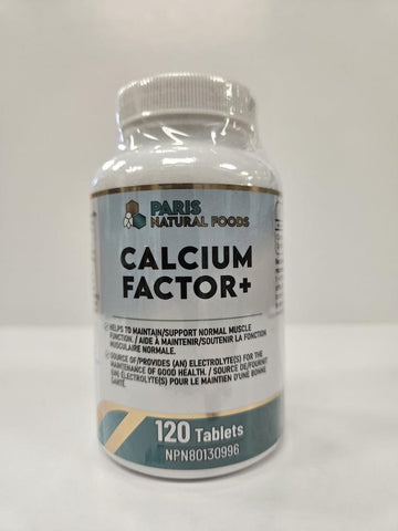 Paris Natural Foods Calcium Factor+ 120tabs
