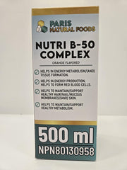 Paris Natural Foods Nutri B50 Complex 500ml