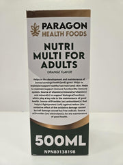 Paragon Health Foods Nutri Multi for Adults 500ml