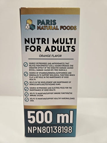 Paris Natural Foods Nutri Multi for Adults 500ml