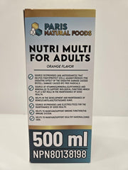 Paris Natural Foods Nutri Multi for Adults 500ml