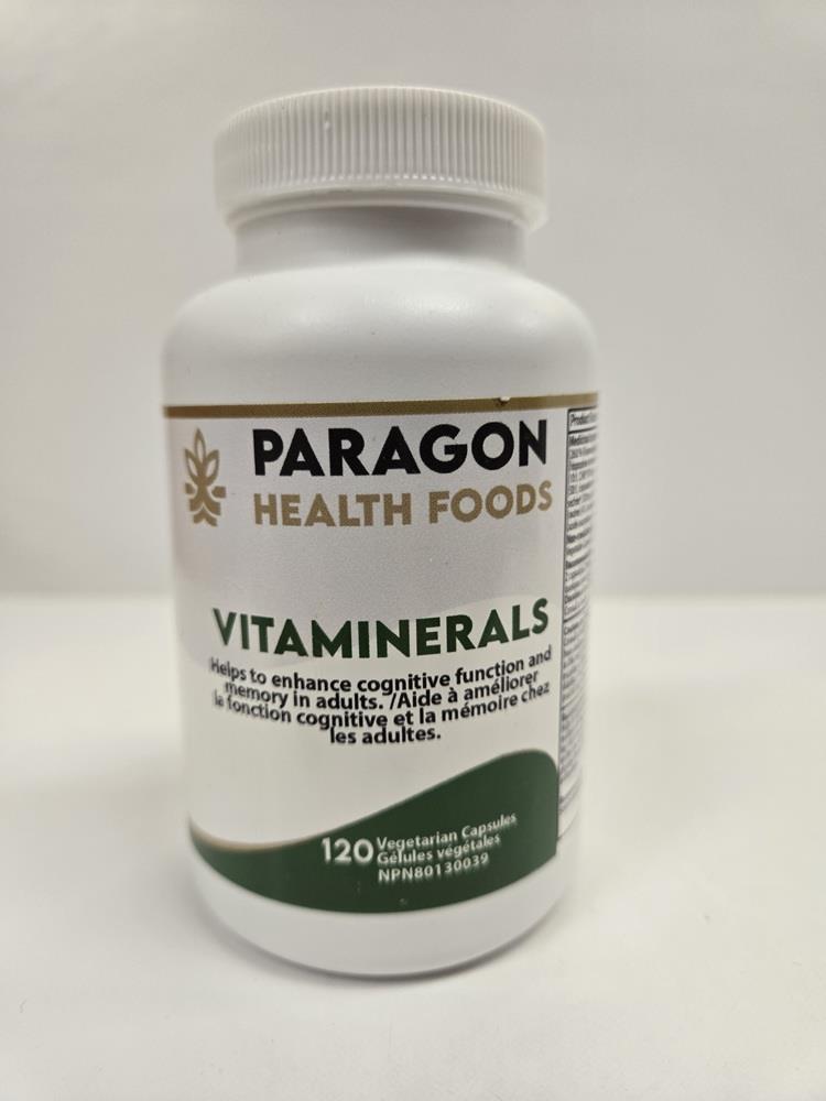 Paragon Health Foods Vita Minerals 120caps