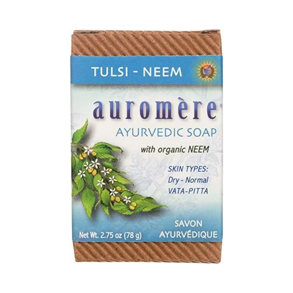 Auromere Tulsi-Neem Soap Bar