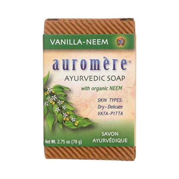 Auromere Vanilla Neem Soap Bar