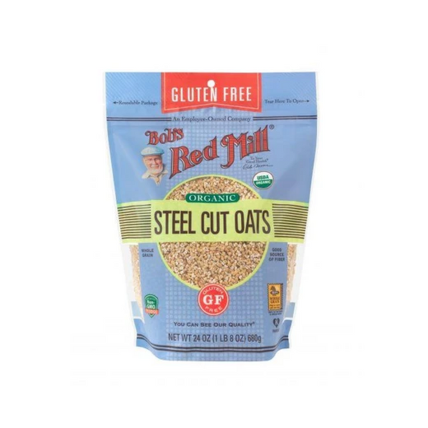 Bob's gluten free organic steel cut oats 680G