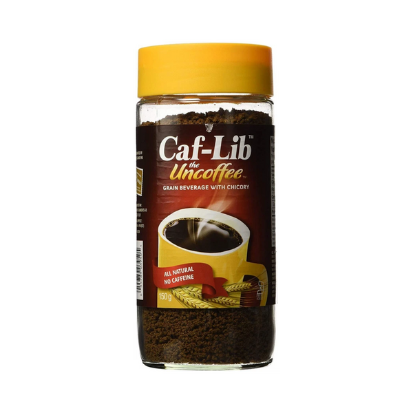 Caf-Lib Original Blend Coffee Alternative with Barley and Chicory 150-Gram