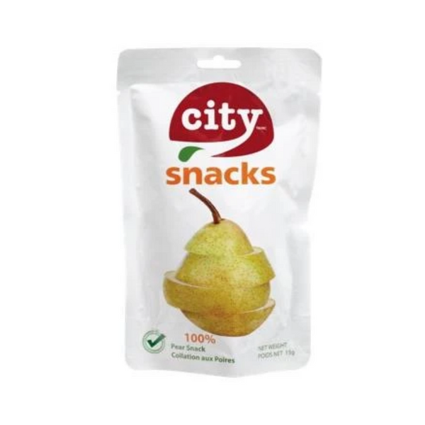 City Snacks Pear Flavoured Freeze Dried Fruit Snacks 18G