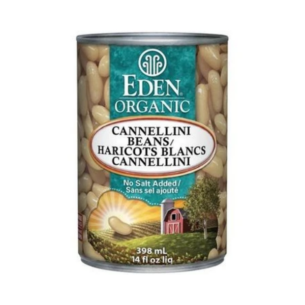 Eden Organic Canned Cannellini White Kidney Beans 398ML