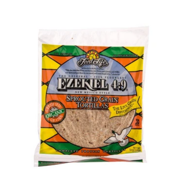 Food For Life Ezekiel 4:9 Sprouted Whole Grain Tortillas