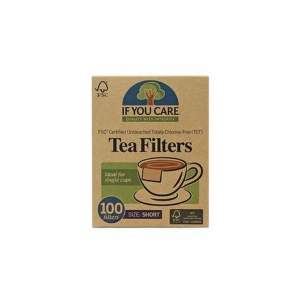 If You Care FSC Certified Unbleached Tea Filters Short 100 Filters