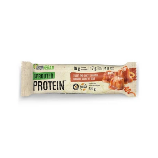 Iron Vegan Protein Bar Sweet & Salty Caramel 64g