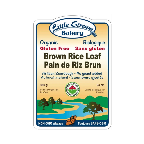 Little Stream Bakery Organic Brown Rice Sourdough 680G