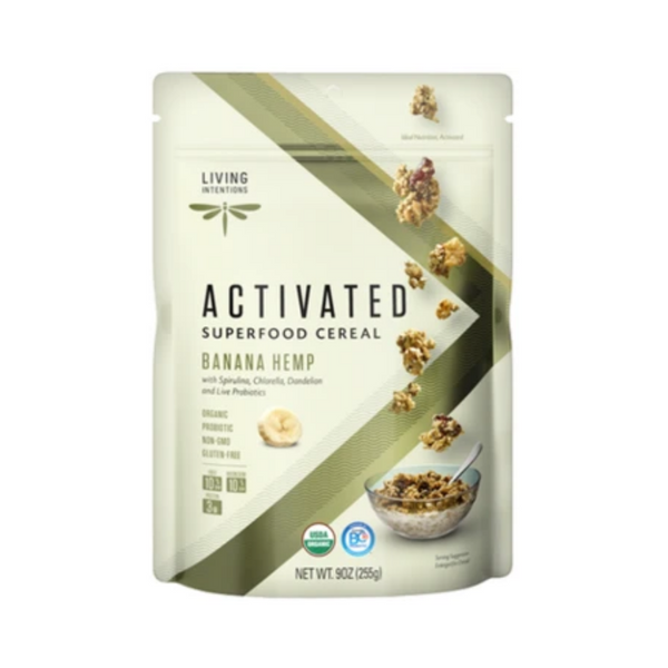 Living Intentions Activated Banana Hemp Cereal 255G