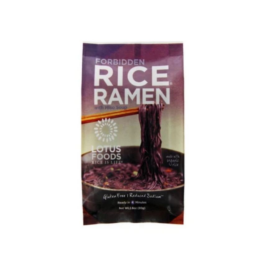 Lotus Rice Forbidden Rice Ramen Black Rice 80G