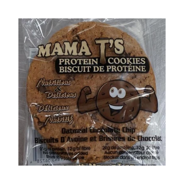 Mama T's Oatmeal Chocolate Chip Protein Cookies