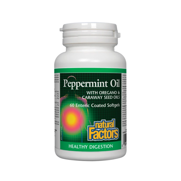 Natural Factors Peppermint Oil  60Softgels
