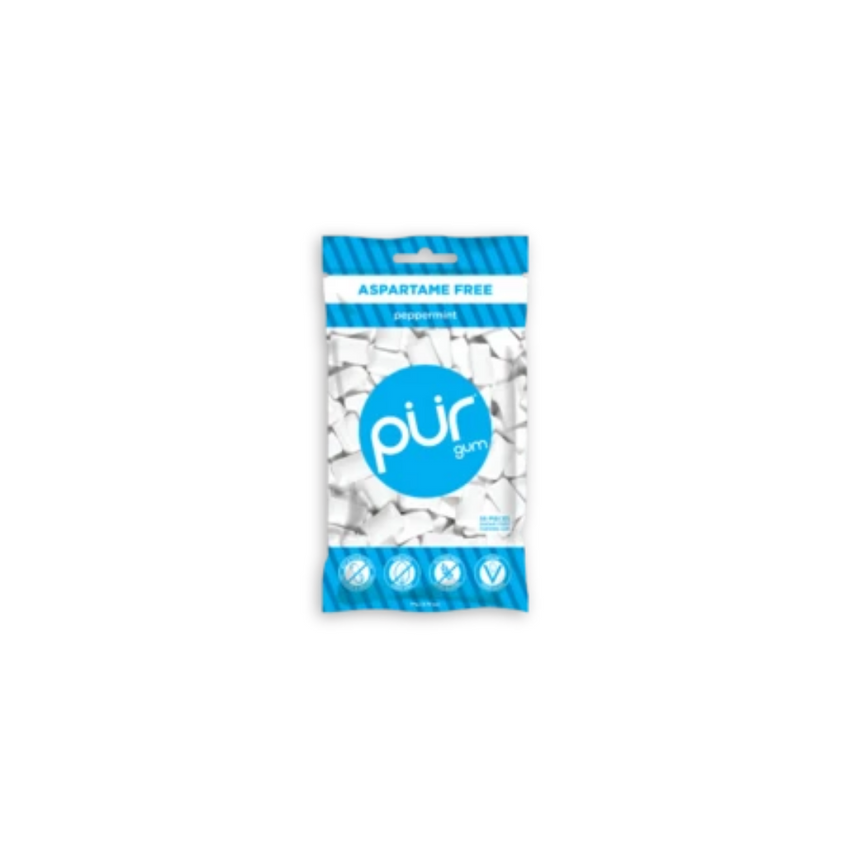 PUR Peppermint Gum (Aspartame Free) 55 Pieces