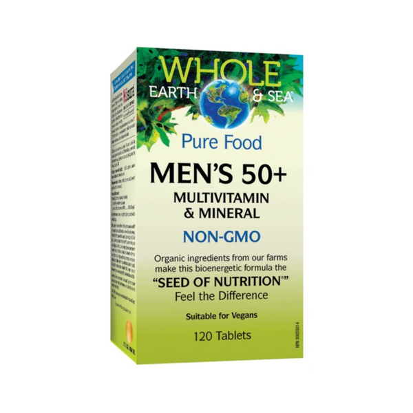Whole Earth and Sea Pure Food Men's 50+ 120Tabs