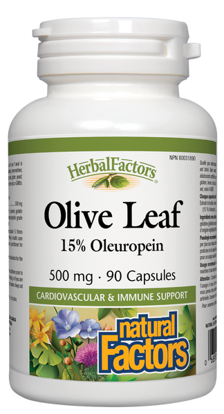 Natural Factors Olive Leaf 90Cap
