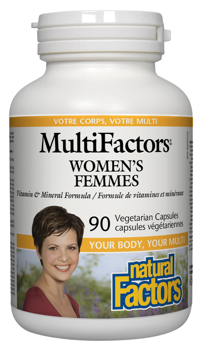 NATURAL FACTORS MULTIFACTORS WOMEN 90VCAPS