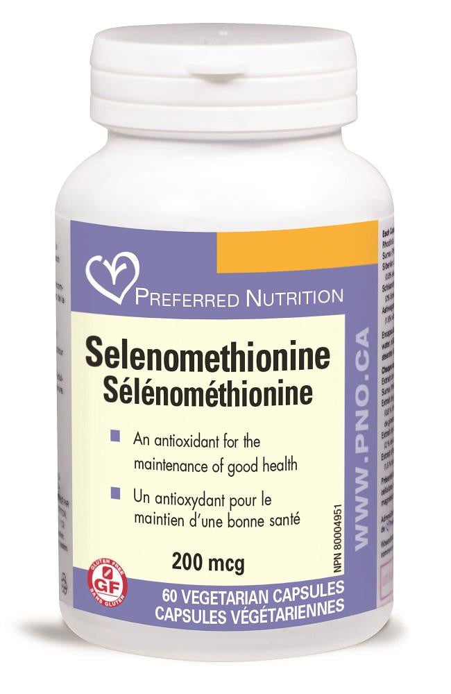 PREFERRED NATURALS Selenomethionine 200mcg 60Vcaps*