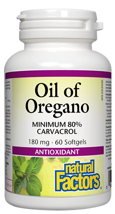 Natural Factors Oil Of Oregano 60SG