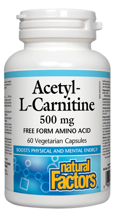 Natural Factors Acetyl-L-Carnitine 60VCaps 