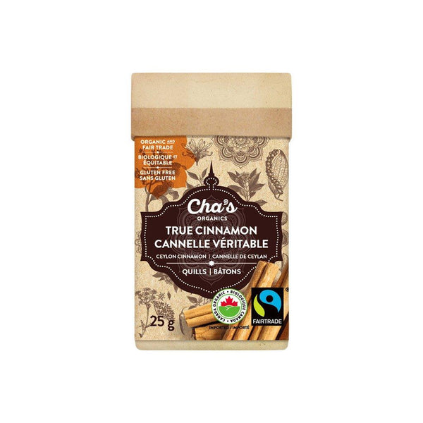 Cha's Organics Cinnamon Quills 25G