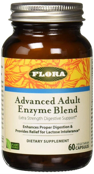 Flora's Advanced Adult Enzyme Blend 60 Capsules