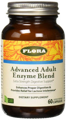 Flora's Advanced Adult Enzyme Blend 60 Capsules