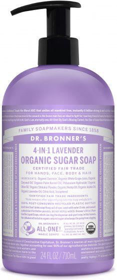 Dr. Bronner Organic Sugar Soap Lavender 710ml