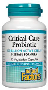 Natural Factors Critical Care Probiotic 100Billion 30VCaps