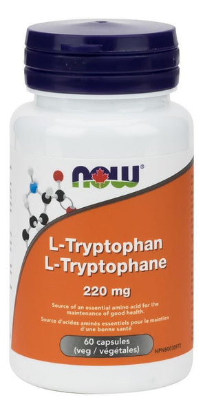 NOW L-Tryptophan 220mg 60Vcaps