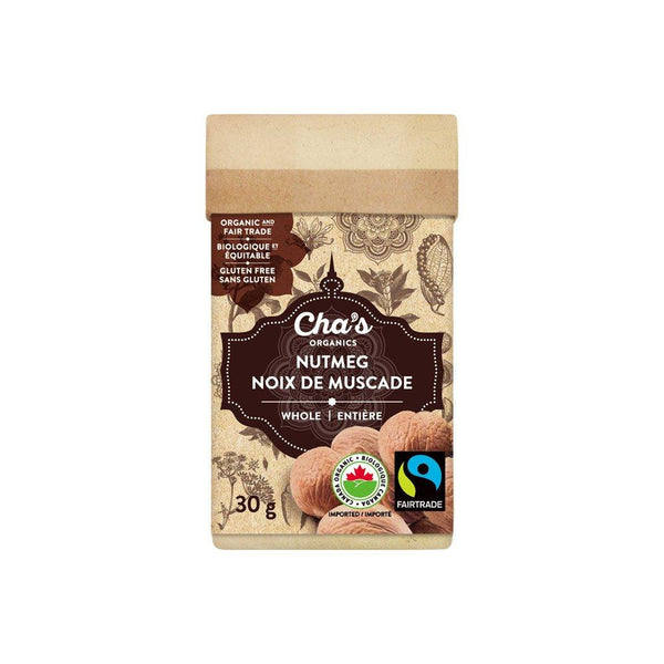 Cha's Organics Nutmeg Whole 30G