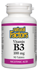 Natural Factors Vitamin B3 100 Mg 90 Tablets