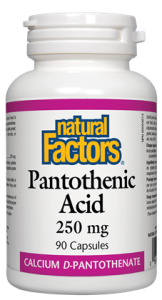 Natural Factors Pantothenic Acid 90Caps